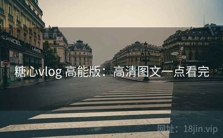 糖心vlog 高能版：高清图文一点看完