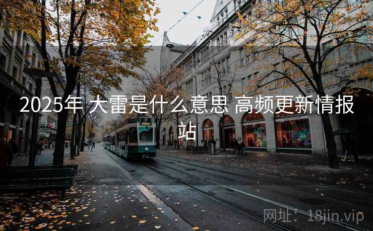 2025年 大雷是什么意思 高频更新情报站