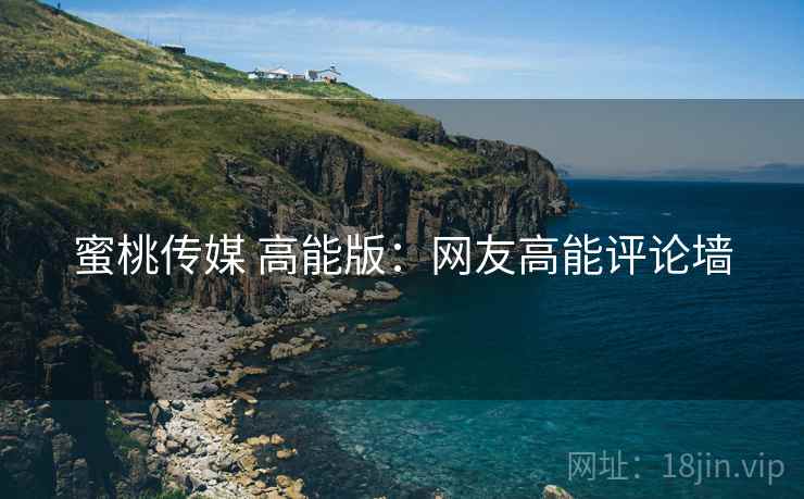 蜜桃传媒 高能版：网友高能评论墙